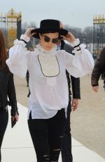 CARA DELEVINGNE Leaves Chanel Fashion Show in Paris