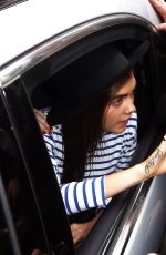 CARA DELEVINGNE Leaves Her Hotel in Paris 1003
