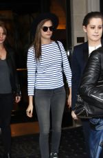 CARA DELEVINGNE Leaves Her Hotel in Paris 1003