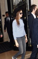 CARA DELEVINGNE Leaves Her Hotel in Paris 1003