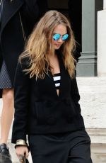 CARA DELEVINGNE Leaves Stella Mccartney Fashion Show