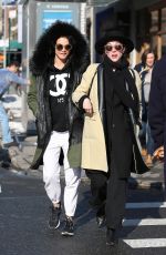 CARA DELEVINGNE Out and About in New York 0203