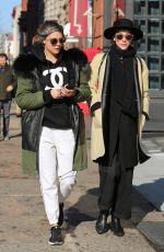 CARA DELEVINGNE Out and About in New York 0203