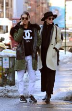 CARA DELEVINGNE Out and About in New York 0203