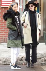 CARA DELEVINGNE Out and About in New York 0203