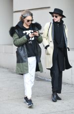 CARA DELEVINGNE Out and About in New York 0203