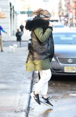 CARA DELEVINGNE Out and About in New York 0203