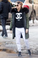 CARA DELEVINGNE Out and About in New York 0203