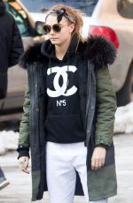CARA DELEVINGNE Out and About in New York 0203