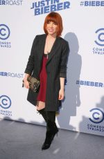 CARLY RAE JEPSEN at The Comedy Central Roast of Justin Bieber in Los Angeles