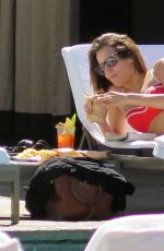 CAROLINE FLACK in Bikini at a Hotel Pool in Los Angeles
