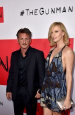 CHARLIZE THERON at The Gunman Premiere in Los Angeles
