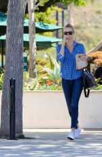 CHARLIZE THERON in Jeans Out and About in Malibu