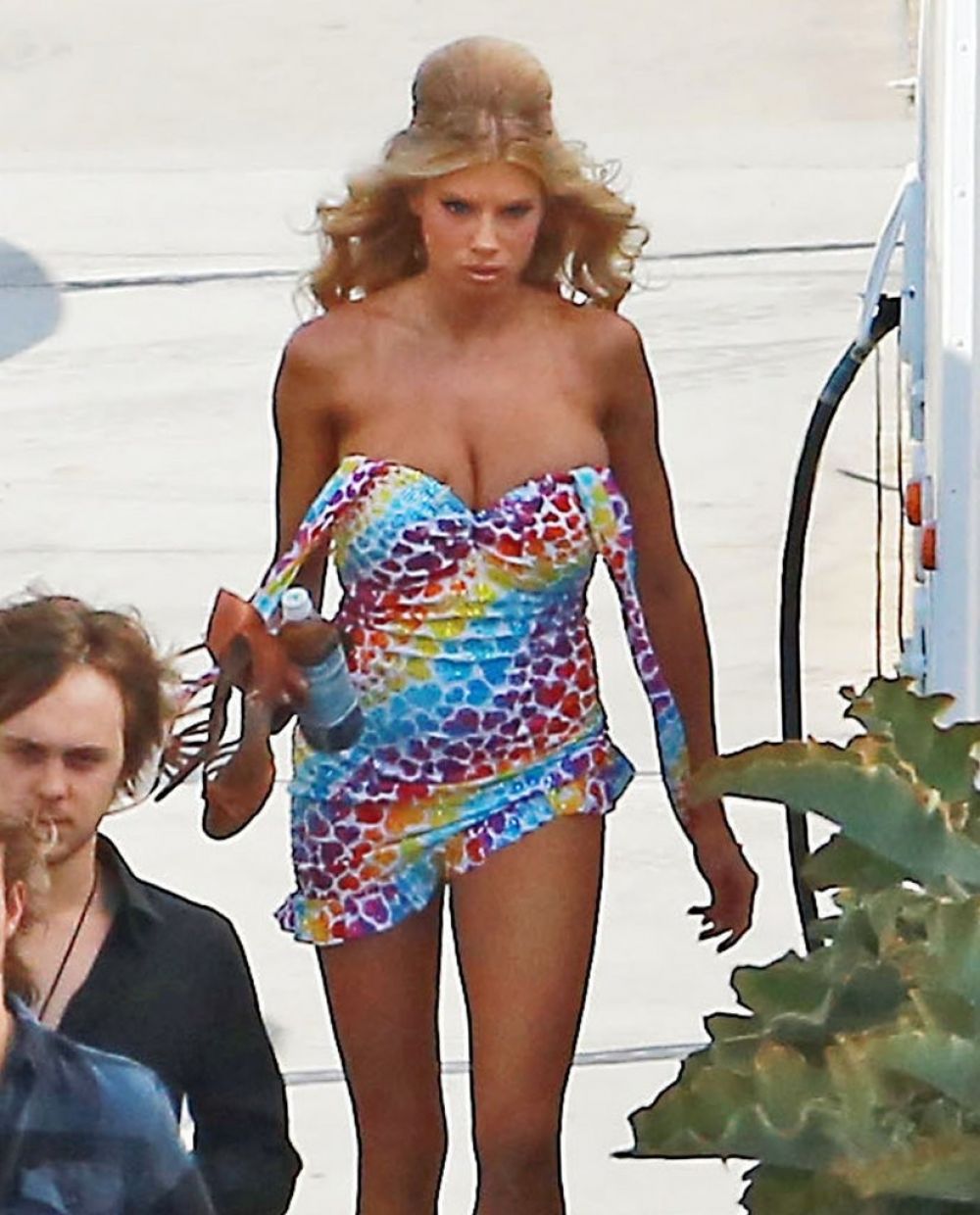 CHARLOTTE MCKINNEY at DWTS Rehersal in Los Angeles 2303 CHARLOTTE MCKINNEY at DWTS Rehersal in Los Angeles 2303