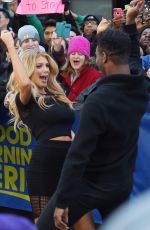 CHARLOTTE MCKINNEY at Good Morning America in New York
