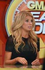 CHARLOTTE MCKINNEY at Good Morning America in New York