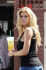 CHARLOTTE MCKINNEY in Daisy Dukes at DWTS Rehearsals in Los Angeles