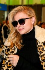 CHLOE MORETZ Arrives at Charles De Gaulle Airport in Paris