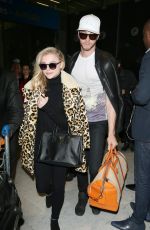 CHLOE MORETZ Arrives at Charles De Gaulle Airport in Paris