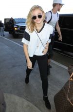 CHLOE MORETZ at Los Angeles International Airport 0903
