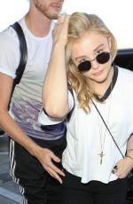 CHLOE MORETZ at Los Angeles International Airport 0903