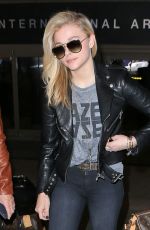 CHLOE MORETZ At Los Angeles International Airport 1203
