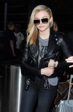 CHLOE MORETZ At Los Angeles International Airport 1203