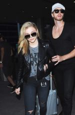CHLOE MORETZ At Los Angeles International Airport 1203