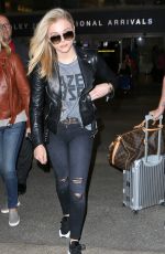 CHLOE MORETZ At Los Angeles International Airport 1203