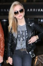 CHLOE MORETZ At Los Angeles International Airport 1203