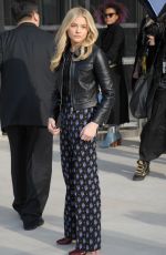 CHLOE MORETZ at Louis Vuitton Fashion Show in Paris