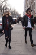 CHLOE MORETZ Out and About in Paris