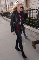 CHLOE MORETZ Out and About in Paris