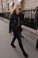 CHLOE MORETZ Out and About in Paris