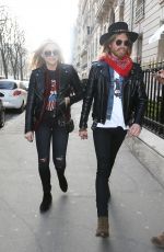CHLOE MORETZ Out and About in Paris