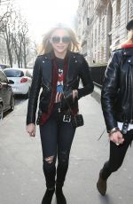 CHLOE MORETZ Out and About in Paris