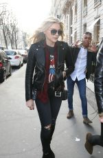CHLOE MORETZ Out and About in Paris