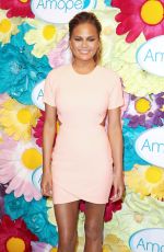 CHRISSY TEIGEN at Glass-Slipper-Ready" Pedicure Event in New York