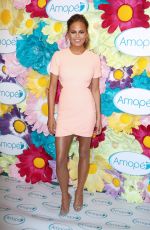 CHRISSY TEIGEN at Glass-Slipper-Ready" Pedicure Event in New York