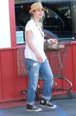 CHRISTINA APPLEGATE Arrives at Brentwood County Mart