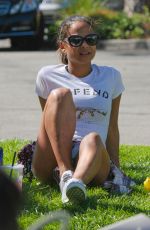 CHRISTINA MILIAN at a Park in Studio City