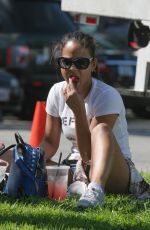 CHRISTINA MILIAN at a Park in Studio City
