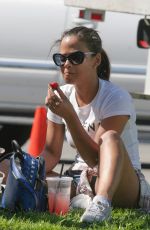 CHRISTINA MILIAN at a Park in Studio City