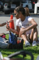 CHRISTINA MILIAN at a Park in Studio City