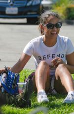 CHRISTINA MILIAN at a Park in Studio City