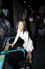 CHRISTINA MILIAN at Dave and Busters in Hollywood