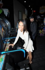 CHRISTINA MILIAN at Dave and Busters in Hollywood