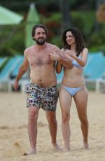 CRYSTAL REED in Bikini on the Beach in Hawaii