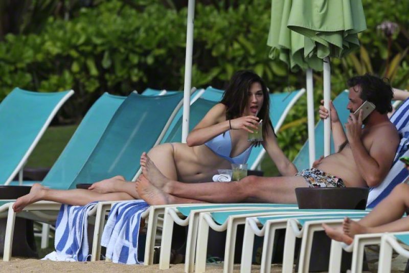 CRYSTAL REED in Bikini on the Beach in Hawaii.