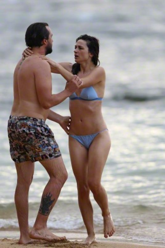 CRYSTAL REED in Bikini on the Beach in Hawaii.